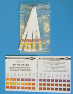 Indikaatorribad vee pH taseme määramiseks