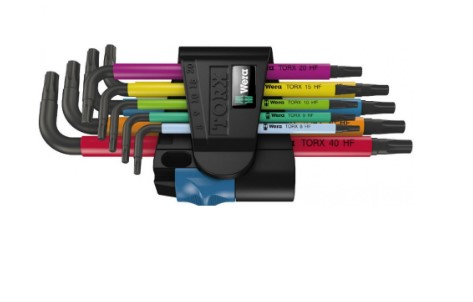 L-võtmete komplekt TORX 967/9 Multicolor