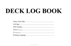 Deck Logbook