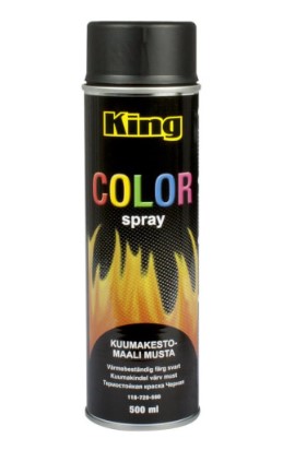 Kuumakindel hõbedane värv King Color spray